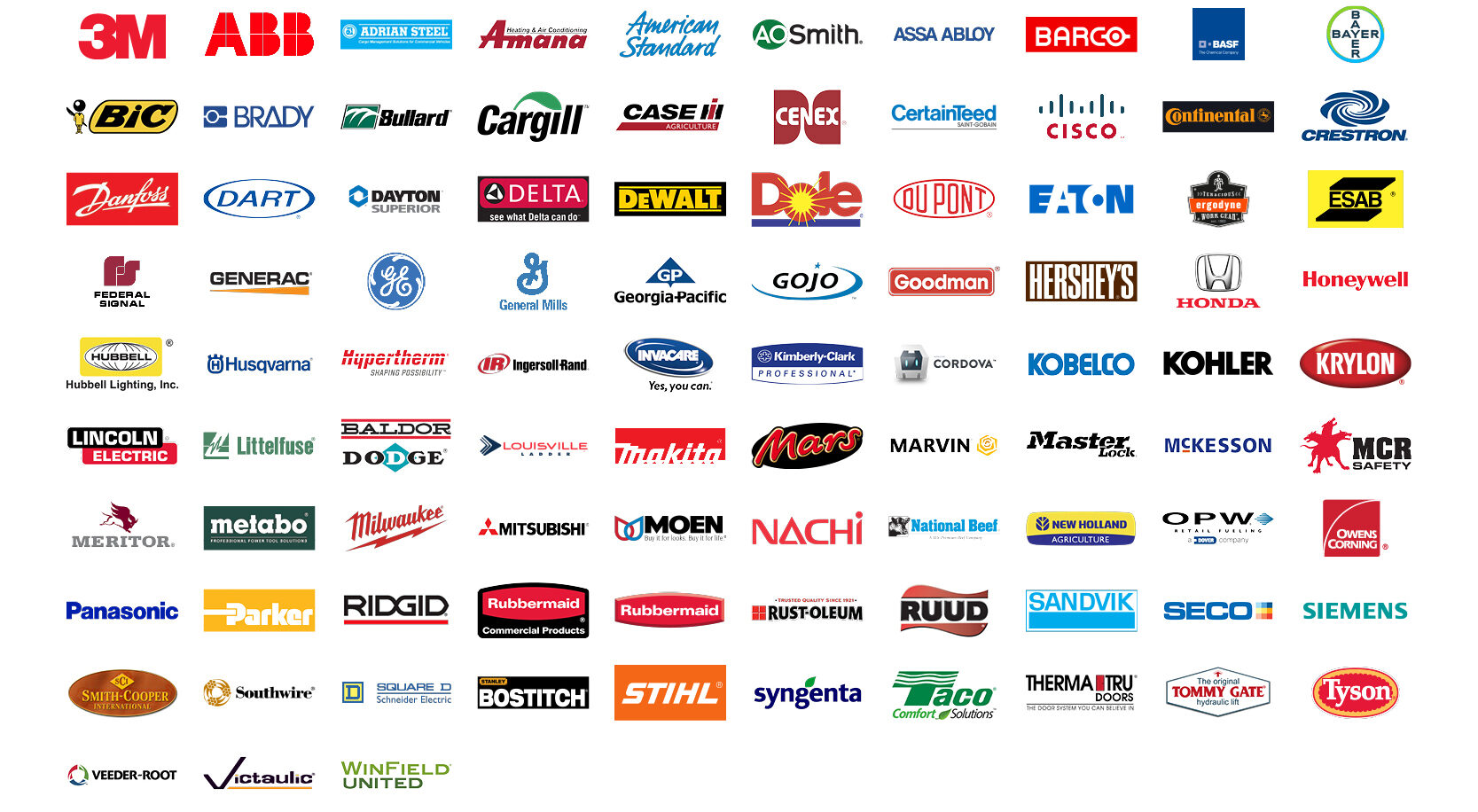 Vendor Logos Sheet