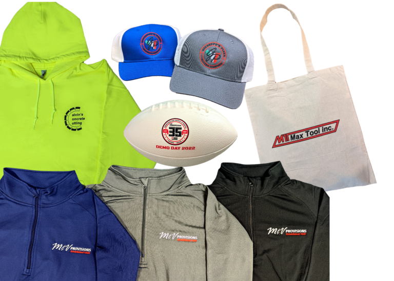 Samples of Promotional and Apparel Items